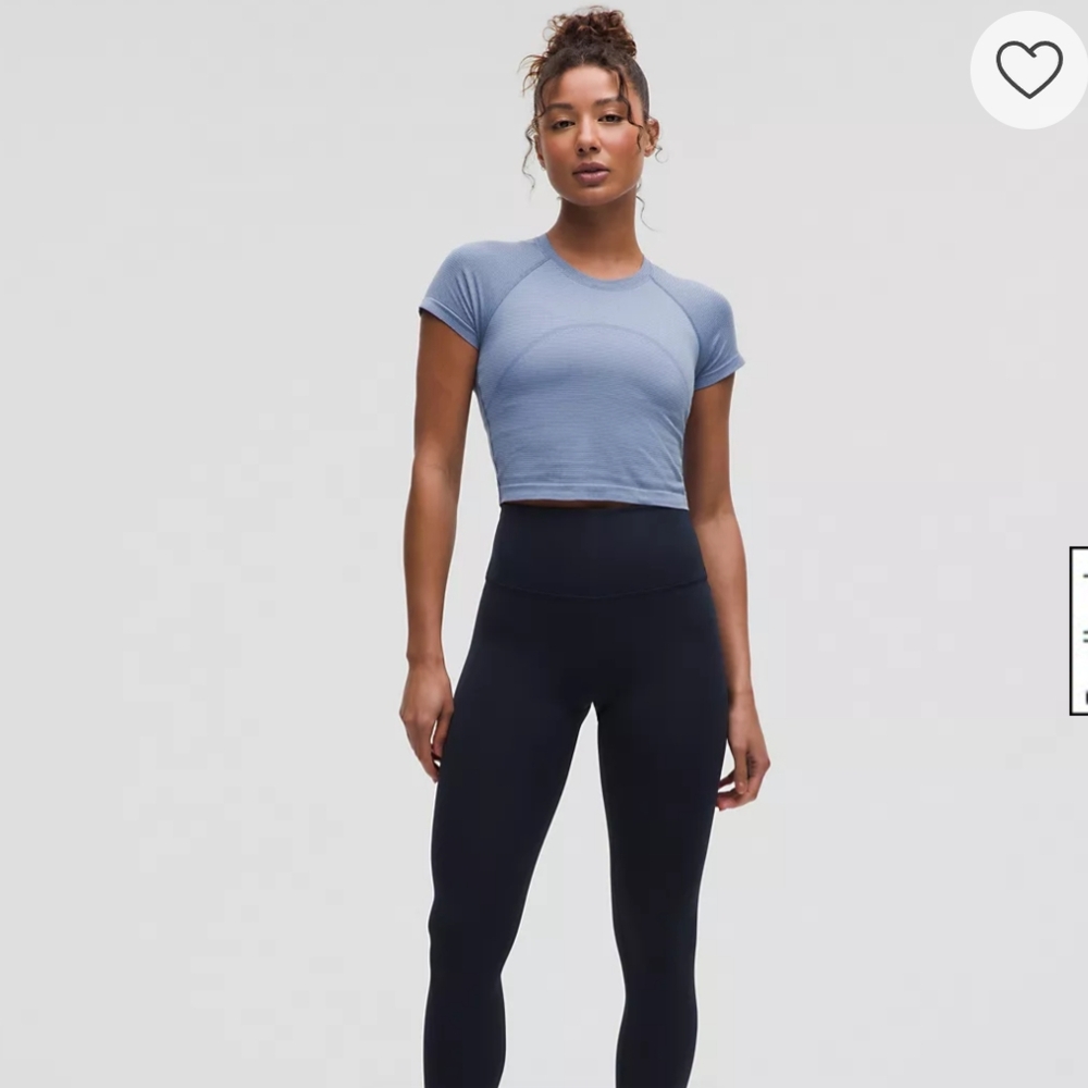 Lululemon Blue Women's Crop Top